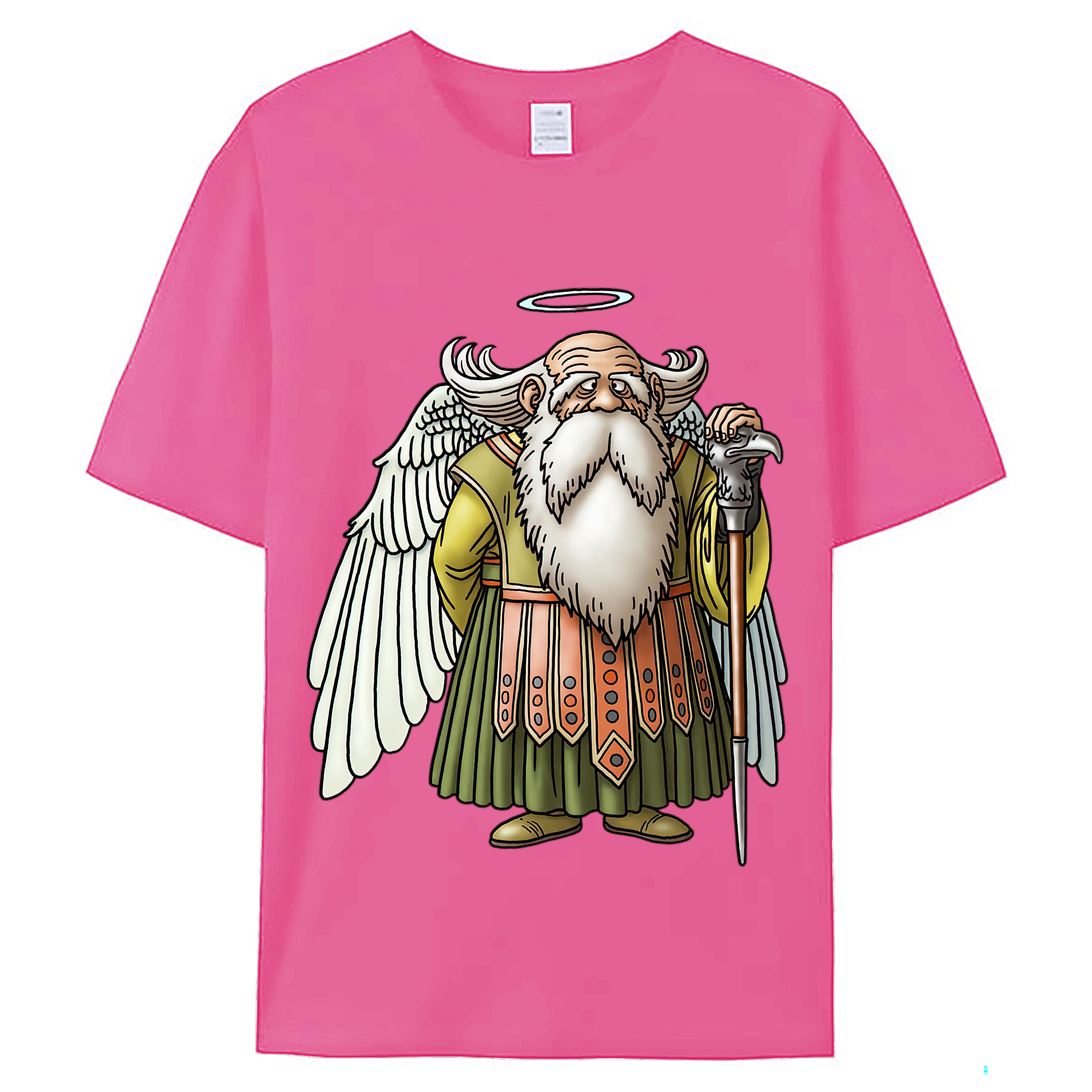 （画像用） ドラゴンクエスト Doragon Kuesuto Dragon Quest レディースカジュアルプリントTシャツ（綿100％）